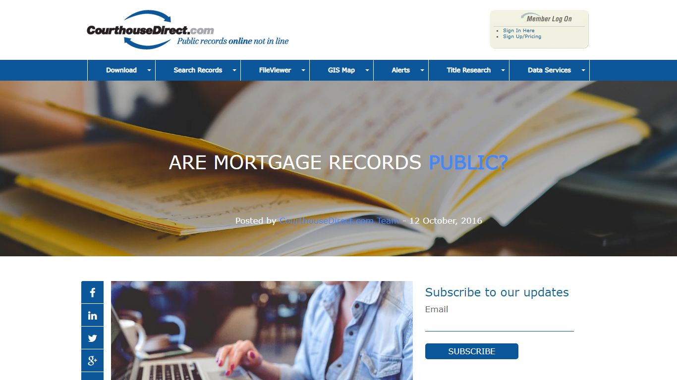 Are Mortgage Records Public? - CourthouseDirect.com